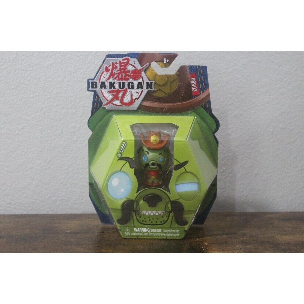 Bakugan Cubbo 2" Mini Figure ~ Sheriff, Pirate Dragonoid Card   Factory Sealed